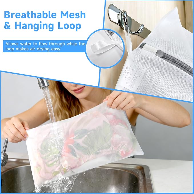 GOGOODA XL Mesh Laundry Bags, Fine Mesh - Image 2