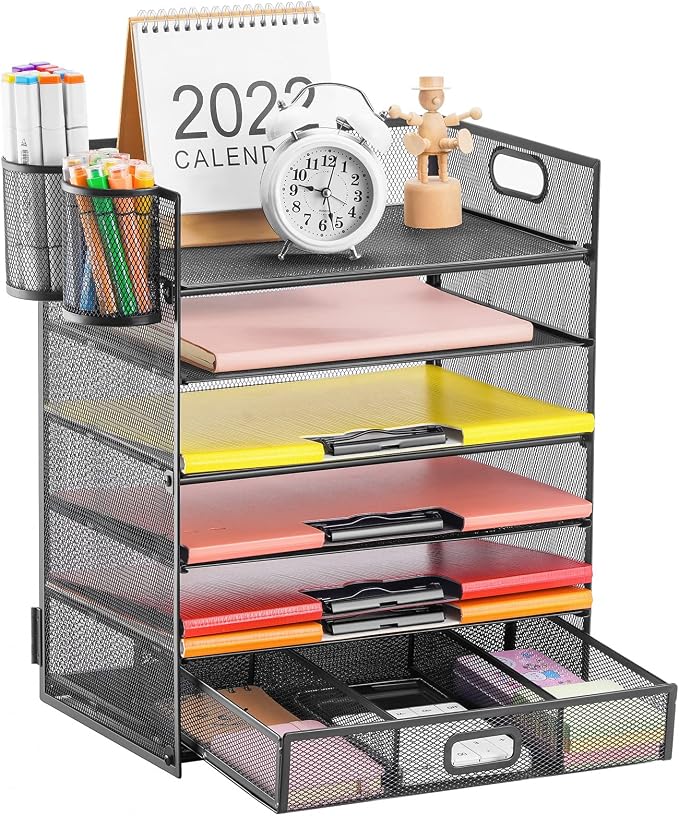 Lavatino 6-Tier Paper Organizer Letter Tray by Lavatino
