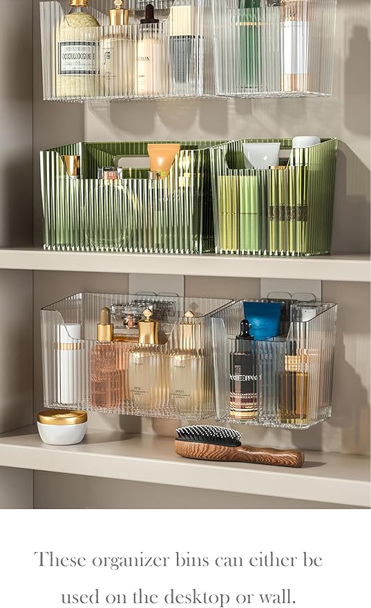 Set Of 2 Storage Organizer Bins Wall Mounted Shower Basket, Shower Caddy - Image 6