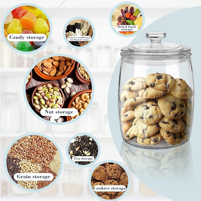 Ritayedet Half Gallon Glass Jars - Image 2