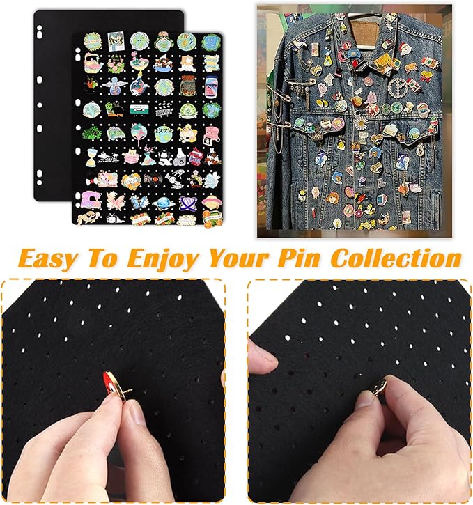 Enamel Pin Display Pages, Creative Pin Collection - Image 4