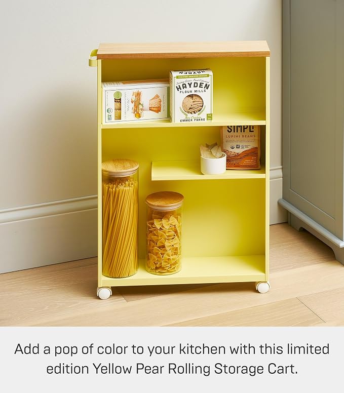 YAMAZAKI Home Bathroom Cart, Rolling Slim Utility Storage - Image 3