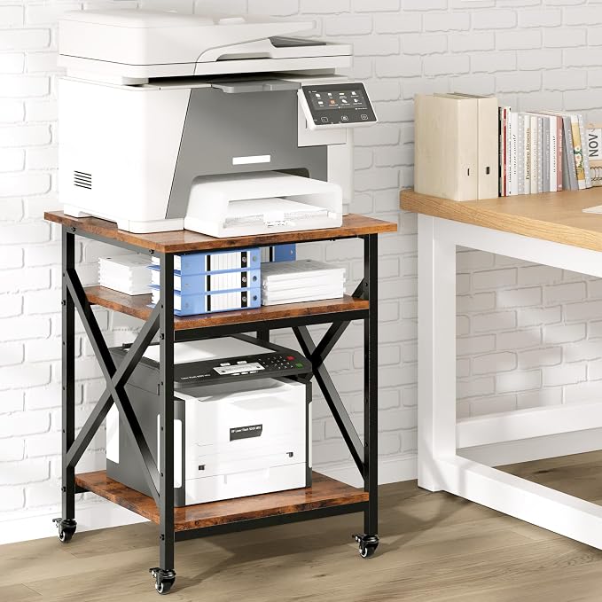 Ollieroo 3 Tier Printer Stand, Large Table - Image 3