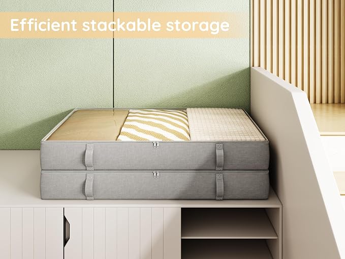 Vailando Storage Containers, 6 Inches Tall 60L Underbed Storage Bins - Image 7