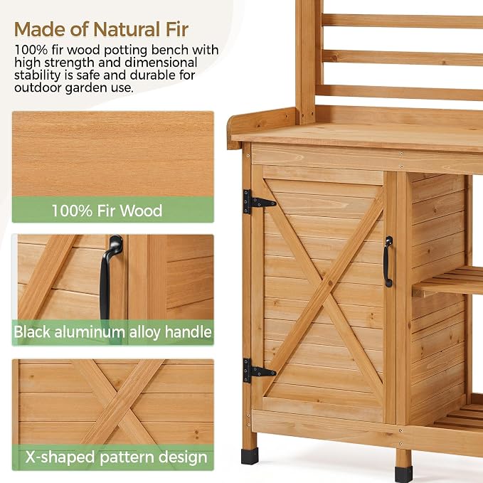 Yaheetech Outdoor Potting Bench - Image 7