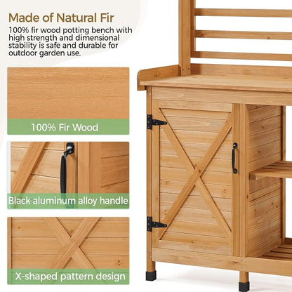 Yaheetech Outdoor Potting Bench - Image 7