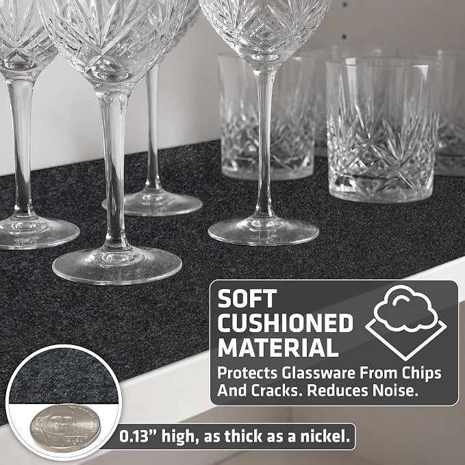 Drymate Premium Luxury Shelf & Drawer Liner, Thick Cushioned Fabric, - Image 4