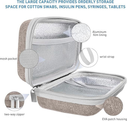 Insulin Cooler Travel Case, EVA Insulation Travel Medicine Kit - Image 4