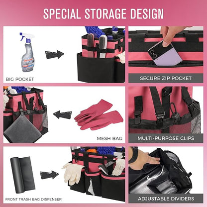 Wearable Cleaning Caddy, Cleaning Caddy Supplies Organizer - Image 3