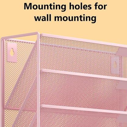 Kuntine.B Wall File Organizer Office Hanging Magazine Holder Wall File Organizer - Image 4