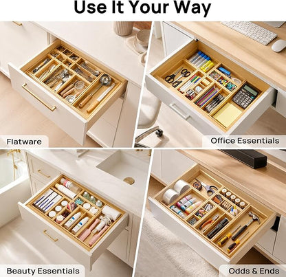 Vtopmart Bamboo Drawer Organizer Boxes - Image 7