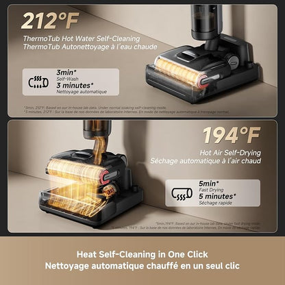 DREAME H15 Pro CarpetFlex Cordless Vacuum Mop, Wet Dry Vacuum Cleaner - Image 7