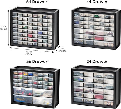 IRIS USA 64-Drawer Screw Organizer, Hardware Storage, Made in USA, Building - Image 4