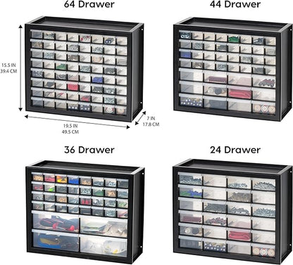 IRIS USA 44-Drawer Small Parts Storage Cabinet, Made in USA, Building Bricks - Image 4