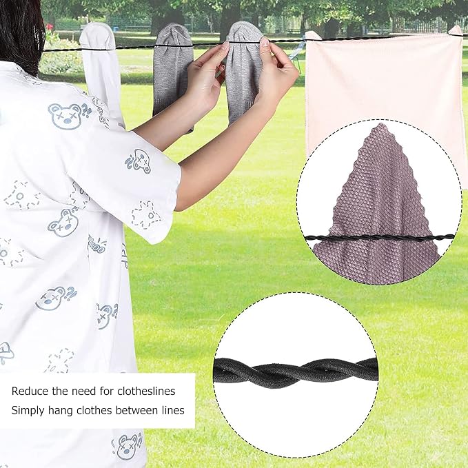 TOPINCN Retractable Portable Clothesline - Image 2