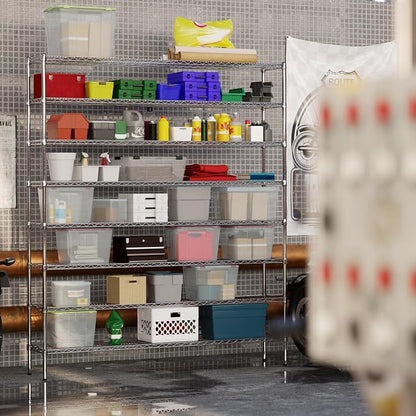 14" Deep x 72" Wide x 86" Height Wire Shelving Kit | 8-Tier | NSF Commercial - Image 5