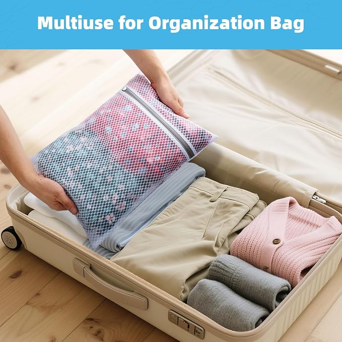 Honeycomb Mesh Laundry Bags for Delicates - Image 6