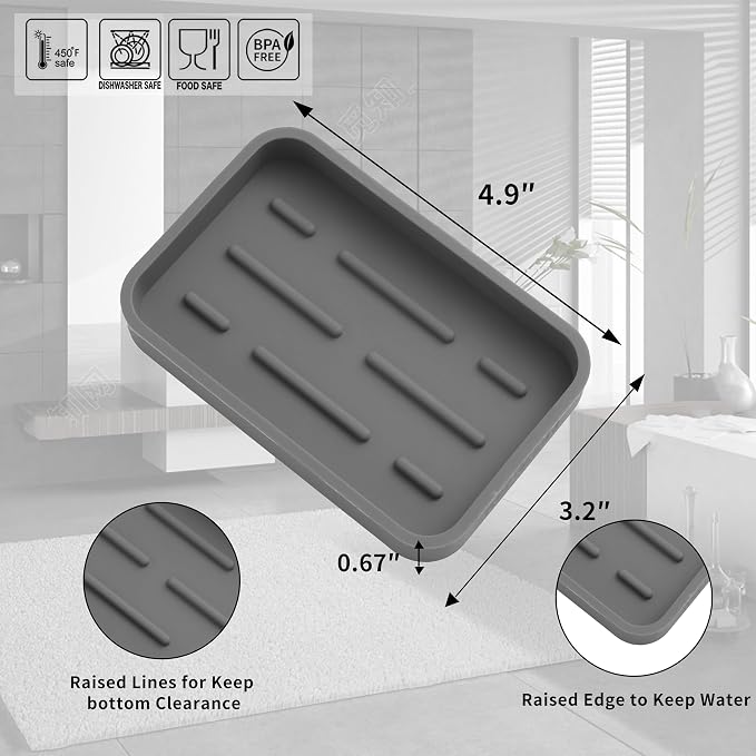 Silicone Kitchen Sink Organizer Tray - Image 2