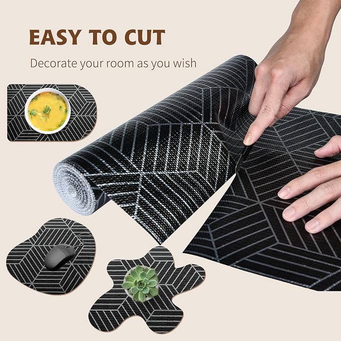 Shelf Liners for Kitchen Cabinets 23.6in x 20FT, Non Adhesive Cabinet Liner - Image 7