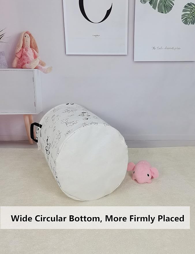 QUEENLALA Large Storage Basket, Laundry Hamper/Bathroom/Home Decor/Collapsible - Image 6