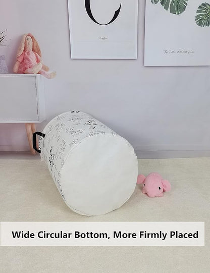 QUEENLALA Large Storage Basket, Laundry Hamper/Bathroom/Home Decor/Collapsible - Image 6
