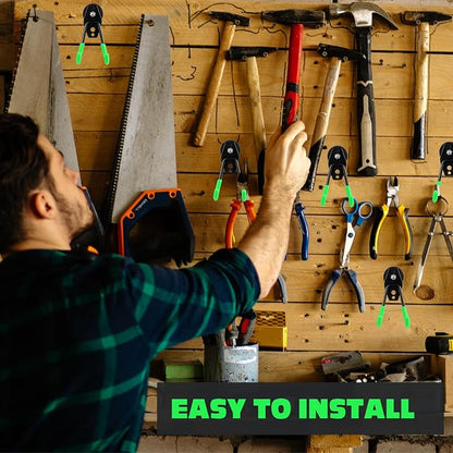 Landhoow Large Magnetic Hooks Heavy Duty Garage Magnet Hooks Strong Storage - Image 6