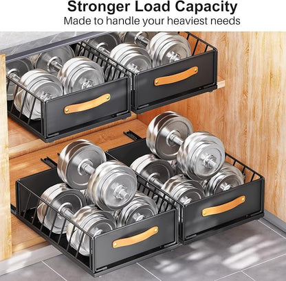 Pull out Cabinet Organizer, Heavy Duty Slide out Pantry Shelves Drawer Storage - Image 5
