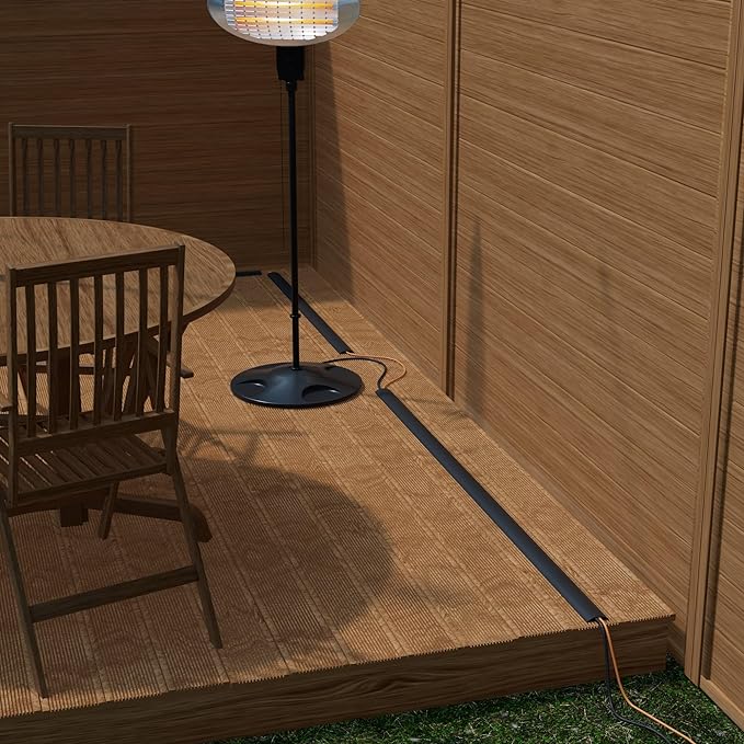 D-Line 6ft Floor Cord Cover, Cable Protector, Hide Extension Cords, Protect - Image 6