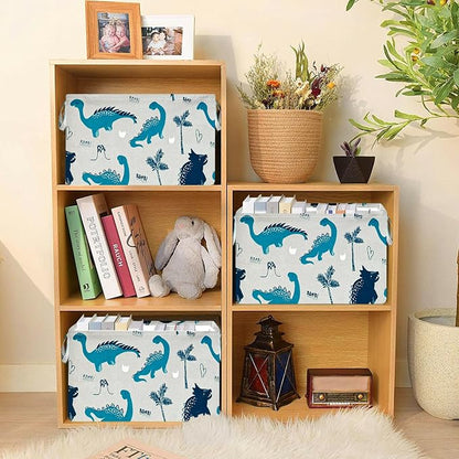 Baby Waterproof Storage Basket Toys Organizer Nursery Bins - Image 5