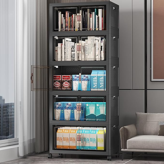 UAMFURI Stackable Storage Bins, 275QT Collapsible Drawers by UAMFURIDirect