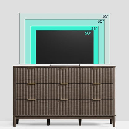 LINSY Fluted Dresser for Bedroom - Image 10
