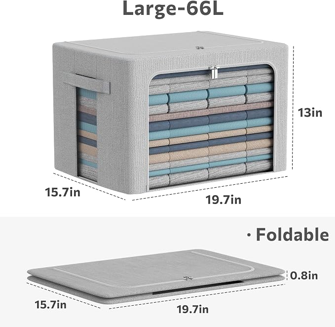 CYhom 3Pack Foldable Storage Bins - Image 5