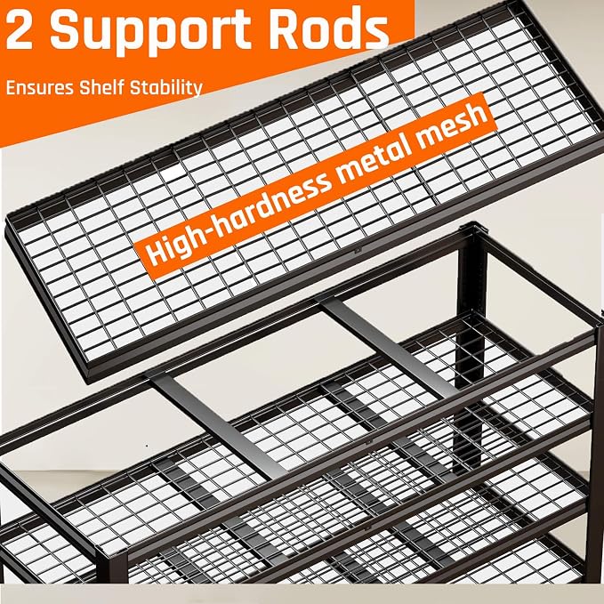30" D Storage Shelves, 5 Tier Shelving Units Industrial Shelving - Image 4