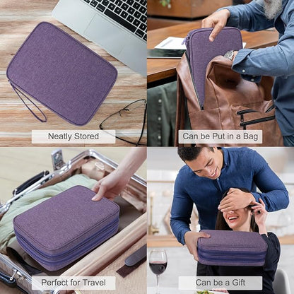 FYY Electronic Organizer, Extra Large Travel Cable Organizer Bag Pouch Portable - Image 7