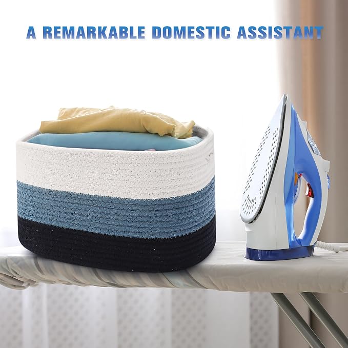 4 Pack Woven Storage Baskets for Organizing - Image 2