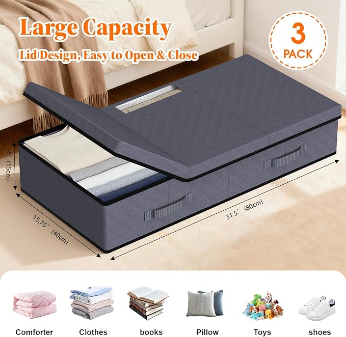 StoreHappily Under Bed Storage Containers - Image 2