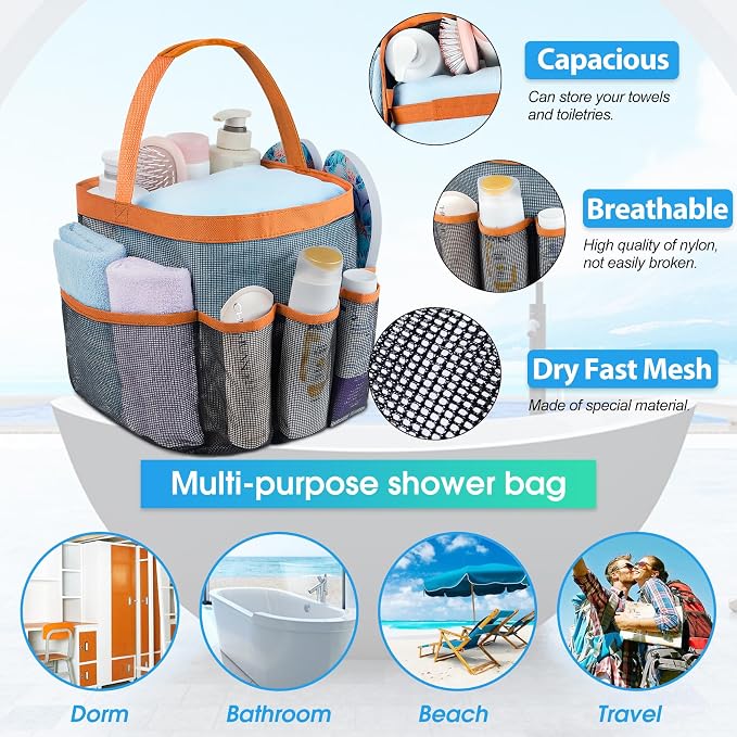 Mesh Shower Caddy Portable - Image 2