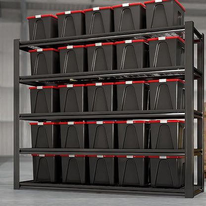 62" W x 24" D x 72" H Garage Shelving Heavy Duty Metal Shelving 5000LBS Storage - Image 2