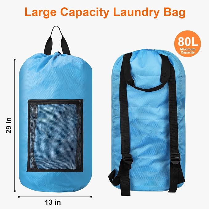 Laundry Bag Backpack Durable Laundry Bag - Image 2