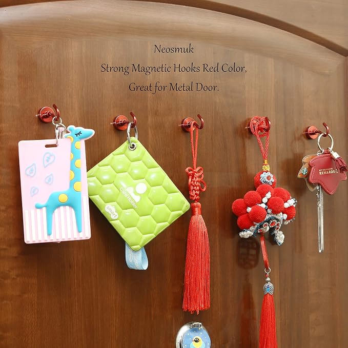 Neosmuk Magnetic Hooks, Heavy Duty 30lb+ Strong Magnet Hook - Image 4