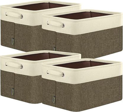 BALEINE 4 Pack Fabric Storage Bins by BALEINE