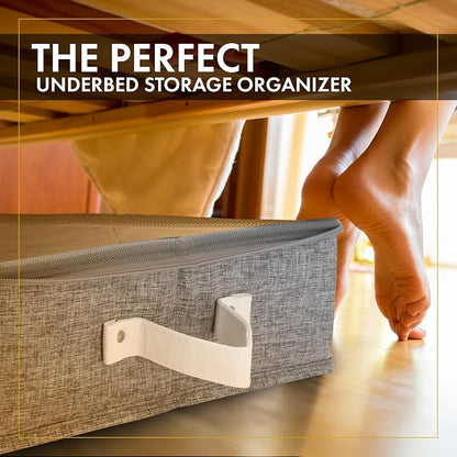 HOMELUX THEORY 2pc Under Bed Storage Containers, Bedroom Under the Bed Drawer - Image 7
