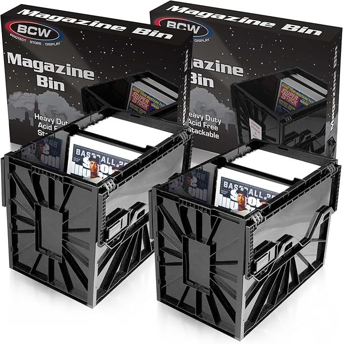 BCW Magazine Document & Comic Book Storage Bins | Durable Magazine Bin | by BCW