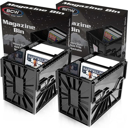 BCW Magazine Document & Comic Book Storage Bins | Durable Magazine Bin | by BCW