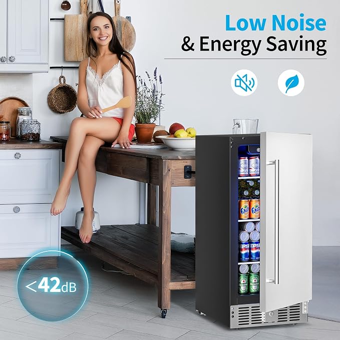 15 Inch Under Counter Beverage Refrigerator - Image 6