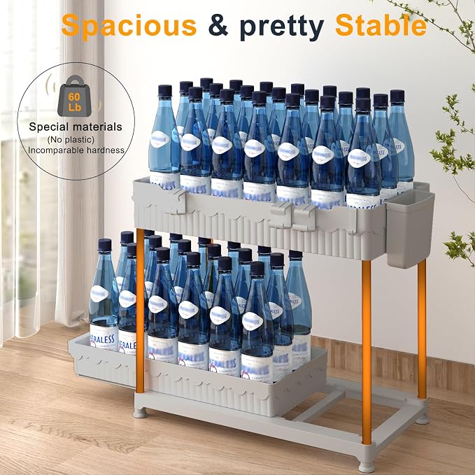3 Pack Under Sink Organizers, 2-Tier Multi-Use Kitchen and Bathroom Organizers - Image 5