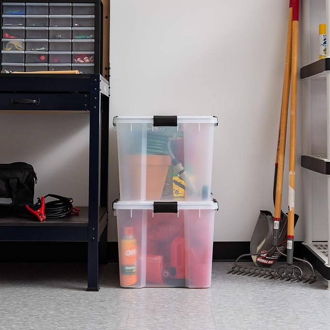 IRIS USA WeatherPro 74 Qt Storage Bins - Image 6