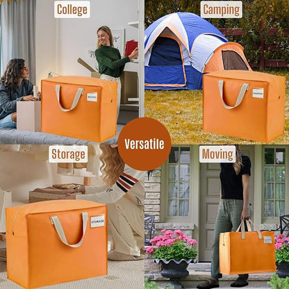 VENO 4 Pack Heavy Duty Moving Bags, Storage Bags, Packing Supplies, Top Zipper - Image 8