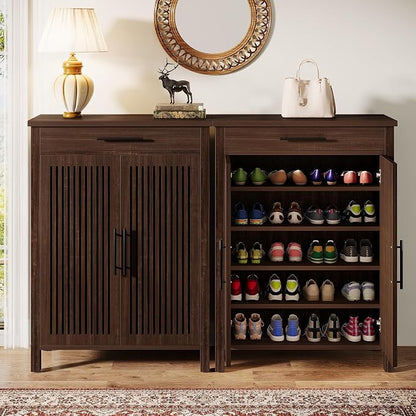 Tribesigns Shoe Cabinet, 5-Tier Shoe Storage Cabinet - Image 4