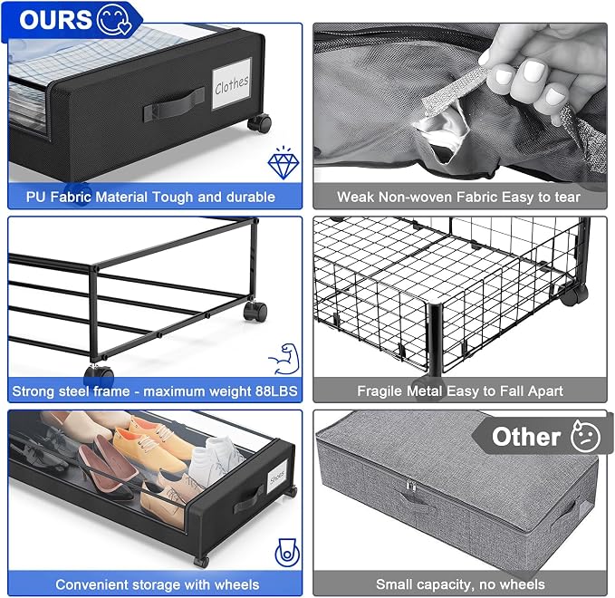Beborxue Under Bed Storage - Image 2